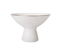 Lomonosov Imperial Porcelain Candy Vase Golden Ribbon Lomonosov Imperial Porcelain Candy Vase Golden Ribbon