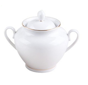 Lomonosov Imperial Porcelaine Sugar Bowl Spring Snow White 13.5 oz/400 ml Lomonosov Imperial Porcelaine Sugar Bowl Spring Snow White 13.5 oz/400 ml