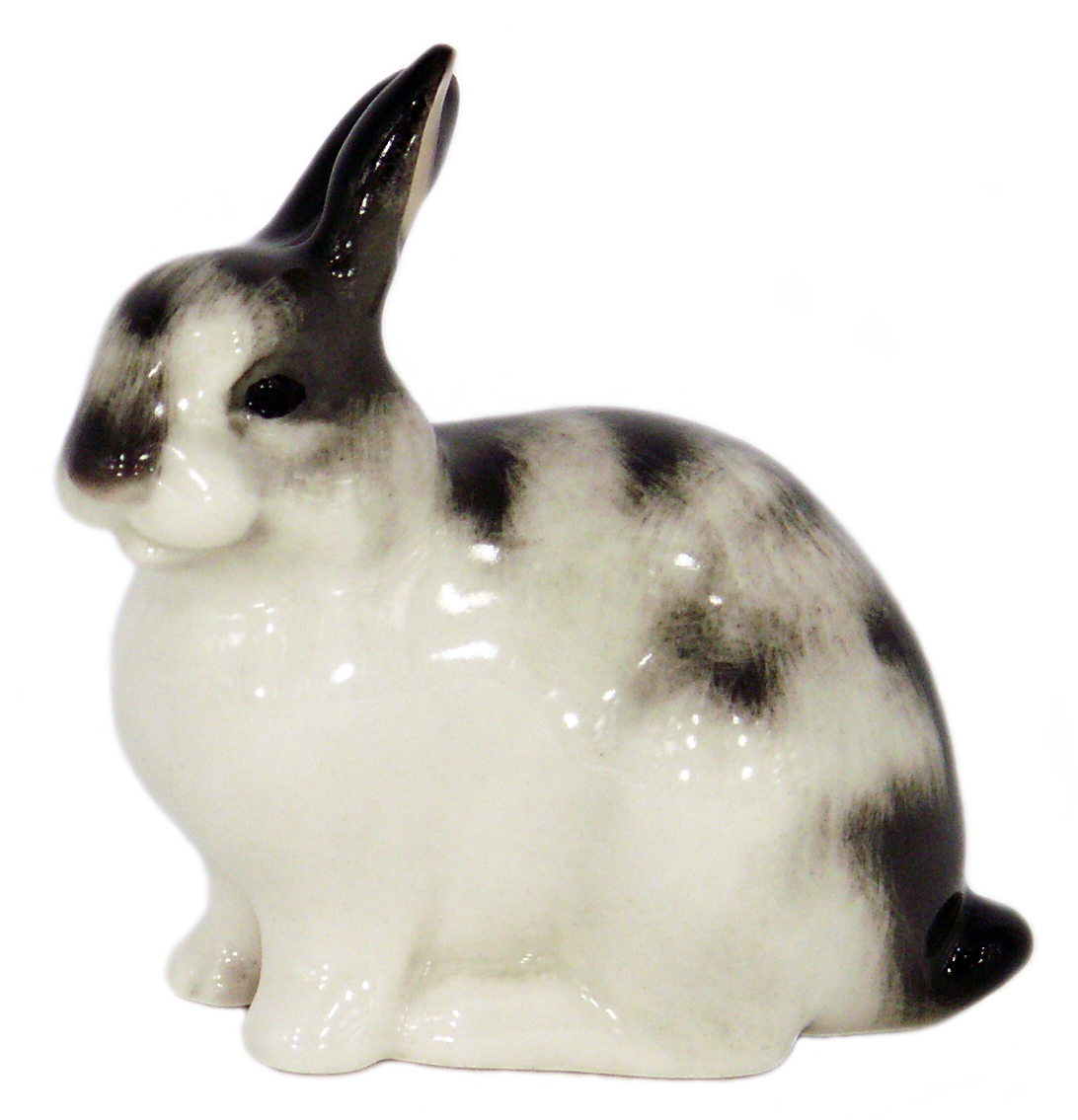 Easter Bunny Rabbit Lomonosov Porcelain Figurine | Lomonosov Russia