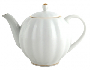 Lomonosov Imperial Porcelain Teapot Tulip Snow White 20 oz/600 ml Lomonosov Imperial Porcelain Teapot Tulip Snow White 20 oz/600 ml
