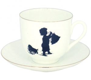 Lomonosov Imperial Porcelain Bone China Cup and Saucer Little Boy Helper 6.1 fl.oz/180ml Lomonosov Imperial Porcelain Bone China Cup and Saucer Little Boy Helper 6.1 fl.oz/180ml