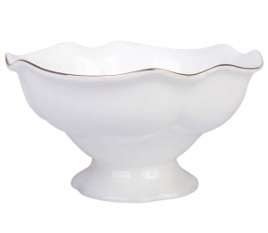 Lomonosov Imperial Porcelain Candy Vase Natasha Golden Ribbon 10.1 fl.oz/300 ml Lomonosov Imperial Porcelain Candy Vase Natasha Golden Ribbon 10.1 fl.oz/300 ml
