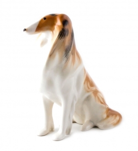 Collie Dog Lomonosov Imperial Porcelain Figurine