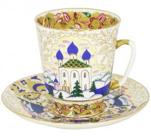 Lomonosov Imperial Porcelain Cup and Saucer Bone China May Old Russia 5.6 fl.oz/165 ml Lomonosov Imperial Porcelain Cup and Saucer Bone China May Old Russia 5.6 fl.oz/165 ml