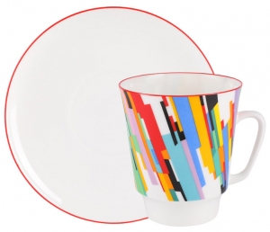 Lomonosov Bone China Cup and Saucer May Motion Lomonosov Bone China Cup and Saucer May Motion