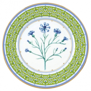 Decorative Wall Plate Blue Cornflower 10.6