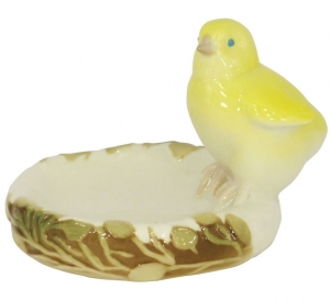 Easter Chicken in the Nest Lomonosov Imperial Porcelain Figurine