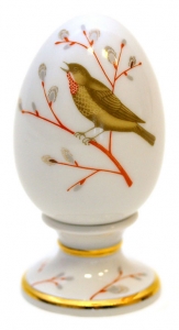 Easter Egg on Stand Spring Song Lomonosov Imperial Porcelain Easter Egg on Stand Spring Song Lomonosov Imperial Porcelain