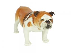 English Bulldog Lomonosov Porcelain Figurine English Bulldog Lomonosov Porcelain Figurine