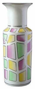 Flower Vase Cylinder Style Bright Design Lomonosov Imperial Porcelain Flower Vase Cylinder Style Bright Design Lomonosov Imperial Porcelain