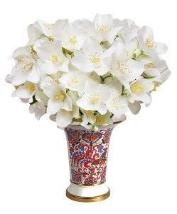 Flower Vase Empire Style Cockerels Lomonosov Imperial Porcelain Flower Vase Empire Style Cockerels Lomonosov Imperial Porcelain