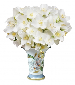 Flower Vase Empire Style Lily Lomonosov Imperial Porcelain Flower Vase Empire Style Lily Lomonosov Imperial Porcelain