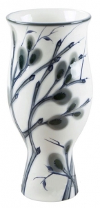 Flower Vase Willow Lomonosov Imperial Porcelain 9.4 Flower Vase Willow Lomonosov Imperial Porcelain 9.4