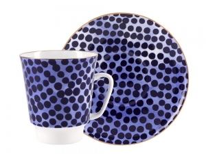 Lomonosov Bone China Porcelain Coffee Cup May Native 5.6 fl.oz 165 ml 2 pc Lomonosov Bone China Porcelain Coffee Cup May Native 5.6 fl.oz 165 ml 2 pc