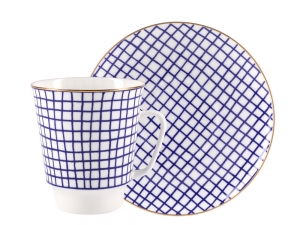 Lomonosov Bone China Porcelain Coffee Cup May Tweed