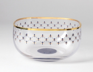 Lomonosov Imperial Glass Bowl for Nuts Cobalt Net 60.9 oz/1800 ml Lomonosov Imperial Glass Bowl for Nuts Cobalt Net 60.9 oz/1800 ml
