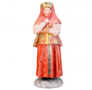 Lomonosov Imperial Porcelain Figurine Vologda Woman Lomonosov Imperial Porcelain Figurine Vologda Woman