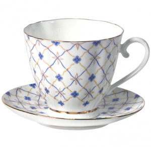 Lomonosov Imperial Porcelain Bone China Cup and Saucer Carnation Retro Lomonosov Imperial Porcelain Bone China Cup and Saucer Carnation Retro