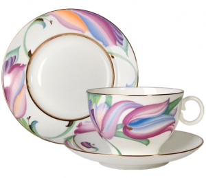 Lomonosov Imperial Porcelain Bone China Tea Cup Set 3 pc Apple Lia 5.4 oz Lomonosov Imperial Porcelain Bone China Tea Cup Set 3 pc Apple Lia 5.4 oz