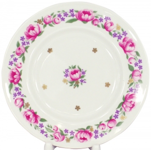 Lomonosov Imperial Porcelain Cake Dessert Plate Romantic Date 7 Lomonosov Imperial Porcelain Cake Dessert Plate Romantic Date 7