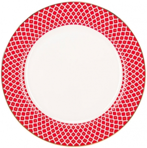 Lomonosov Imperial Porcelain Dinner Plate Scarlet v.1 10.6 in 270 mm Lomonosov Imperial Porcelain Dinner Plate Scarlet v.1 10.6 in 270 mm