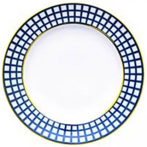 Lomonosov Imperial Porcelain Flat Dinner Plate Cobalt Cell 10.6 Lomonosov Imperial Porcelain Flat Dinner Plate Cobalt Cell 10.6
