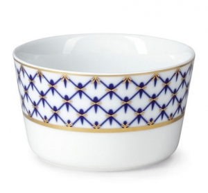 Lomonosov Porcelain Salad Bowl Cobalt Net 16.9 fl.oz 500 ml Lomonosov Porcelain Salad Bowl Cobalt Net 16.9 fl.oz 500 ml