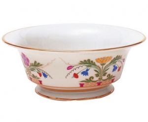 Lomonosov Imperial Porcelain Salad Bowl Moscow River 6 serv. 47.3 oz/1400 ml