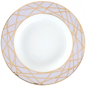 Lomonosov Porcelain Soup Plate Frosty Fairytale Lomonosov Porcelain Soup Plate Frosty Fairytale