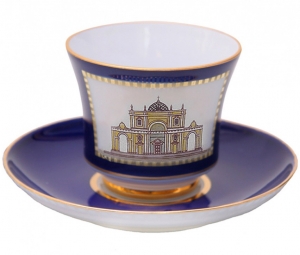Lomonosov Imperial Porcelain Tea Set Cup and Saucer Classic of Petersburg #1 Lomonosov Imperial Porcelain Tea Set Cup and Saucer Classic of Petersburg #1