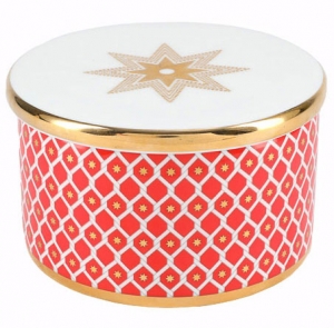Lomonosov Porcelain Treasure Jewelry Box Scarlet Lomonosov Porcelain Treasure Jewelry Box Scarlet