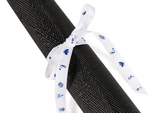 Lomonosov Serving Pad Mat Napkin Cobalt Net 17.7x11.8 Black Lomonosov Serving Pad Mat Napkin Cobalt Net 17.7x11.8 Black