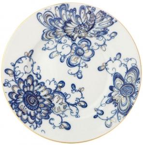 Lomonosov Imperial Porcelain Dinner Plate Smooth Singing Garden Flat 7.9 Lomonosov Imperial Porcelain Dinner Plate Smooth Singing Garden Flat 7.9