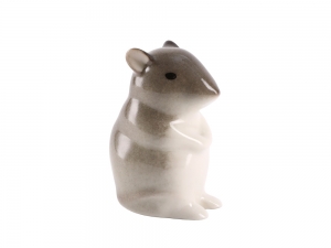 Mouse Pale Yellow Lomonosov Porcelain Figurine Mouse Pale Yellow Lomonosov Porcelain Figurine