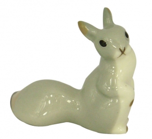 Squirrel Winter Lomonosov Imperial Porcelain Figurine Squirrel Winter Lomonosov Imperial Porcelain Figurine