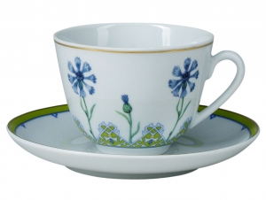 Lomonosov Imperial Porcelain Tea Cup Set Spring Blue Cornflower 7.8 oz/230ml Lomonosov Imperial Porcelain Tea Cup Set Spring Blue Cornflower 7.8 oz/230ml