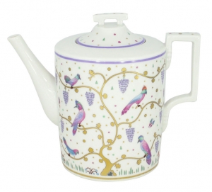 Lomonosov Porcelain Tea Pot Exotic Birds 4 Cups 33.8 fl.oz/1000 ml Lomonosov Porcelain Tea Pot Exotic Birds 4 Cups 33.8 fl.oz/1000 ml