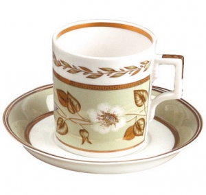 Lomonosov Imperial Porcelain Tea Set Cup and Saucer Jade #1 7.4 oz/220 ml Lomonosov Imperial Porcelain Tea Set Cup and Saucer Jade #1 7.4 oz/220 ml