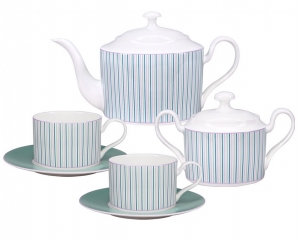 Lomonosov Imperial Porcelain Tea Set Tea Symphony 6/14