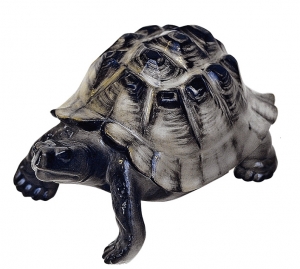 Turtle Figurine Dark Lomonosov Imperial Porcelain