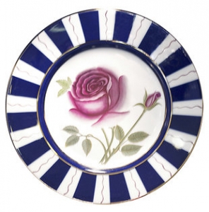 Decorative Wall Plate Rose Flower 9.4 Decorative Wall Plate Rose Flower 9.4