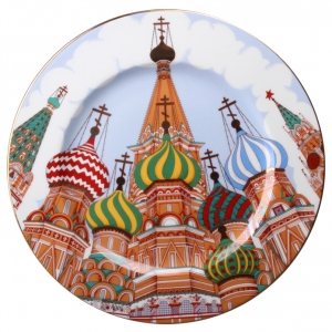 Decorative Wall Plate Russian Domes 10.4
