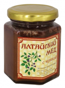Eco Organic Natural Russian Siberian Honey with Blueberry Eco Organic Natural Russian Siberian Honey with Blueberry