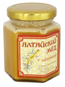 Eco Organic Natural Russian Siberian Honey with Sea Buckthorn Eco Organic Natural Russian Siberian Honey with Sea Buckthorn