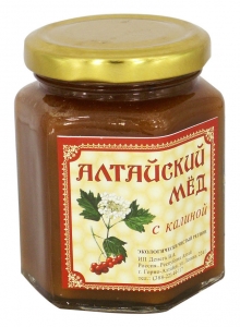 Eco Organic Natural Russian Siberian Honey with Viburnum Guelder-Rose Eco Organic Natural Russian Siberian Honey with Viburnum Guelder-Rose