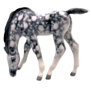 Horse Drinking Gray Colored Lomonosov Imperial Porcelain Figurine Horse Drinking Gray Colored Lomonosov Imperial Porcelain Figurine