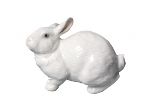 Easter Bunny Rabbit Hare White Lomonosov Imperial Porcelain Figurine Easter Bunny Rabbit Hare White Lomonosov Imperial Porcelain Figurine