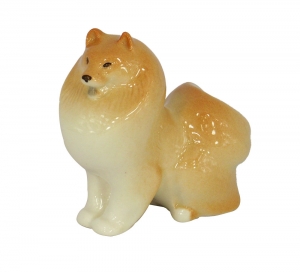 Lomonosov Imperial Porcelain Pomeranian Dog Dwarf-Spitz Figurine Lomonosov Imperial Porcelain Pomeranian Dog Dwarf-Spitz Figurine