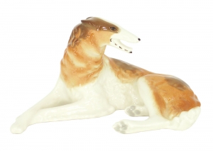 Imperial Porcelain Russian Borzoi Greyhound Wolfhound Dog