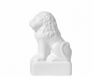 Bone China Collectible Porcelain Figurine Lion from Summer Garden Bone China Collectible Porcelain Figurine Lion from Summer Garden